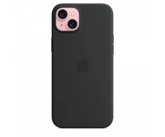 iPhone 15 Plus Silicone Case with MagSafe - Black