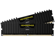 RAM CORSAIR DDR4 2666MHz 32GB Kit 2x16GB Vengeance LPX Juodas Skylake 1.2V XMP2.0