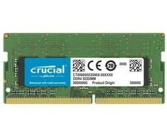 Nešiojamo kompiuterio atmintis „Crucial“ 8 GB, DDR4, 3200 MHz, nešiojamasis kompiuteris, registruotas Nr., ECC Nr.