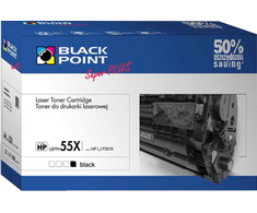 Black Point Juodas Point Tonerio kasetė Juodas Point LBPPH55X Juodas Compatible 55X (LBPPH55X)