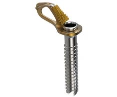 Blue Ice Mėlyna Śruba lodowa Mėlyna Ice Aero Ice Screw 13 cm - yellow