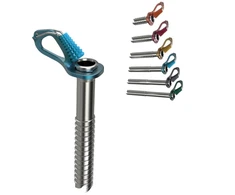Blue Ice Mėlyna Śruba lodowa Mėlyna Ice Aero Ice Screw 16 cm - mėlynas