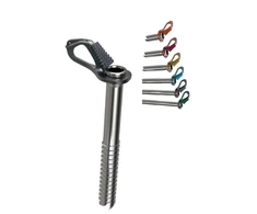Blue Ice Mėlyna Ice Mėlyna Ice Mėlyna Ice Aero Ice Screw 19 cm pilka (pilka)