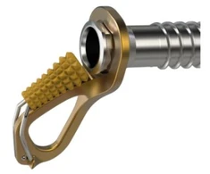 Carruzzo aero lite ice screw 13cm-yellow Mėlynas ICE
