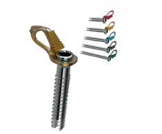 Blue Ice Mėlyna Ice Mėlyna Ice Mėlyna Ice Aero Lite Ice Screw 13 cm geltona (geltona)