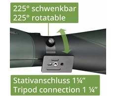 Žiūronai Stebėjimo monoklis BRESSER Pirsch 20-60x80 Gen. II with DeLuxe 10:1 Focus