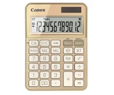 „Canon KS-125KB“ skaičiuotuvas Kompiuterinės kanceliarinės prekės Paprastas skaičiuotuvas Aukso spalvos