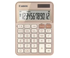 „Canon KS-125KB“ skaičiuotuvas Kompiuteriniai blankai Paprastas skaičiuotuvas Aukso rožinis