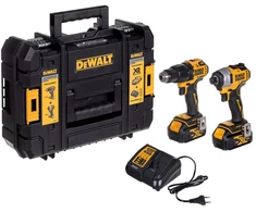 Įrankių komplektas DeWalt DCK2062M2T-QW(DCD709 + DCF809); 18 V; 2x4,0 Ah akum.