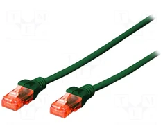 Digitus Pechcord U-UTP, Cat6, LSZH, 2m, žalias (KV-1617-020 / G)