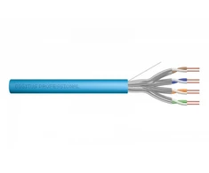 Assmann Electronic DIGITUS Montavimo kabelis kat.6A U/FTP Dca vientisas laidas AWG 23/1 LSOH 50m mėlynas folija