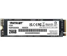 M.2 SSD - Patriot Viper P320 256GB 2.2GB/s, Juodas