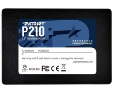Kietasis vidinis diskas Patriot P210 SSD SATA III 2.5", 256 GB