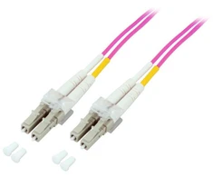 Efb Elektronik EFB šviesolaidinis jungiamasis kabelis LC-LC 50/125 OM4 LSZH dvipusis daugiamodis 2 m, 2 mm skersmuo