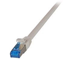 Efb Elektronik EFB EFB RJ45 Patch kabelis S / FTP, Cat.6A, Cat7 TPE superflex, 15m, pilkas