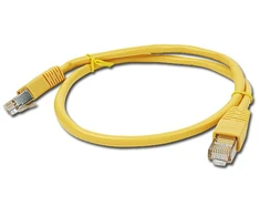 GEMBIRD PP22-1M/Y Gembird patchcord RJ45, cat.5e, FTP, 1m, geltona