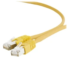 GEMBIRD PP6A-LSZHCU-Y-0,25M Gembird patchcord RJ45, kat. 6A,SFTP, LSZH, 0,25m, geltona