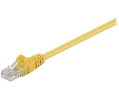 Goobay RB-LAN CAT 5e Jungiamasis laidas, U/UTP, Geltona – Laido ilgis 2 m