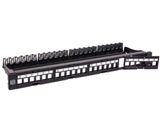 Techly 368567 Patch skydelis 24 Keystone moduliams, 1U, 19 colių stovas