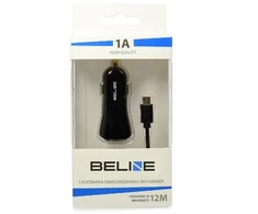 Beline ad. sam. 1xUSB + microUSB 1A juoda/juodas