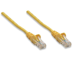 Intellinet UTP LAN kabelis, pleistras, 0,5m, geltona, 2xRJ45, 329484, 345118, 325165