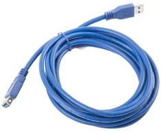 LANBERG CA-US3E-10CC-0030-B extension cable USB 3.0 AM-AF 3m mėlynas