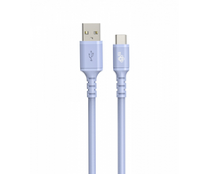 TB Kabelis USB-USB C 1m silikonowy violetinė