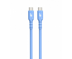 TB USB C - USB C laidas 1m silikoninis mėlynas