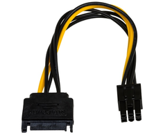 AKYGA Adapteris su kabeliu AK-CA-30 SATA m / PCI-E 6 pin f 15cm