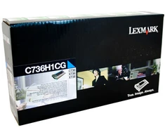 Lexmark C736H1CG kasetė, žalsvai mėlyna, 10 000 puslapių