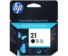 Hewlett Packard (HP) HP 21 originali rašalo kasetė, juoda, standartinės talpos, 5 ml, 190 puslapių, 1 pakuotė
