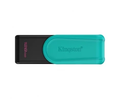 KINGSTON 128GB Portable USB 3.2 Gen 1 DataTraveler Exodia S Juodas/Turquoise