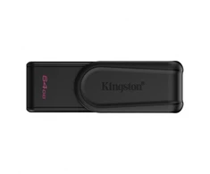 KINGSTON 64GB Portable USB 3.2 Gen 1 DataTraveler Exodia S Juodas/Juodas