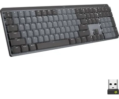 Belaidė klaviatūra Logitech MX MECHANICAL, išdėstymas: US tarptautinis (Qwerty), "Clicky", pilkos spalvos