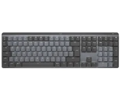 Belaidė klaviatūra Logitech MX MECHANICAL, išdėstymas: US tarptautinis (Qwerty), "Tactile Quiet", pilkos spalvos