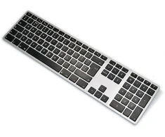 Matias Klaviatūra aliuminio Mac bluetooth Kosminė pilka
