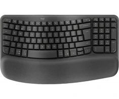 Klaviatūra Logitech WAVE KEYS verslui GRAPHITE - US INTL 2.4GHZ/BTN/A-973 - B2B