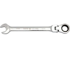 YATO KLUCZ PŁASKO-OCZKOWY Z GRZECHOTKĄ 10mm, Z PRZEGUBEM 1676