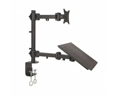 Laikiklis ART RAMM L-23 Holder L-23 Universal for monitorius LCD/LED juodas 13-27+notebook desk moutin