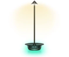Techly Bezprzewodowa lampka LED su podstawą RGB dotykowa ściemniana