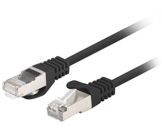 Lanberg PCF6-20CC-0300-BK tinklo kabelis Juodas 3 m Cat6 F/UTP (FTP)