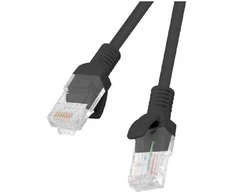 LANBERG patchcord cat.5e 1.5m juodas 10 pak