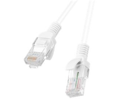 LANBERG patchcord kat.6 0,25m baltas