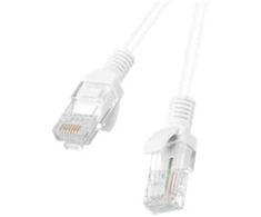 LANBERG patchcord kat.6 1m baltas
