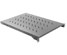 LANBERG AK-1010-B fiksuota lentyna 19 1U/483x750mm max keliamoji galia iki 15kg juodas