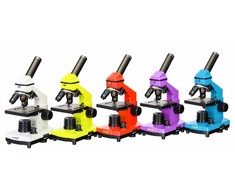 Mikroskopas Levenhuk Rainbow 2L PLUS Azure mikroskop