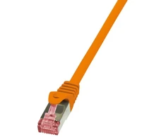 LOGILINK CQ3048S LOGILINK -Komutacinis kabelis Cat.6 S/FTP PIMF PrimeLine oranžinis 1,5m