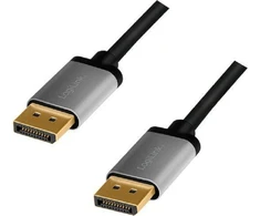 LogiLink DisplayPort 1.2 M/M 2.0m juoda-pilka