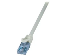 LOGILINK CP3012U LOGILINK - Komutacinis kabelis Cat.6A 10GE Home U/UTP EconLine pilkas 0,25m