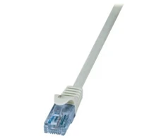 LOGILINK CP3022U LOGILINK - Komutacinis kabelis Cat.6A 10GE Home U/UTP EconLine pilkas 0,50m
